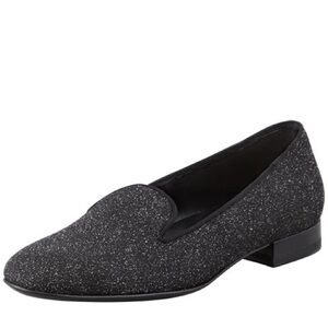 Saint Laurent Sugar Changy Calfskin Smoking Slipper